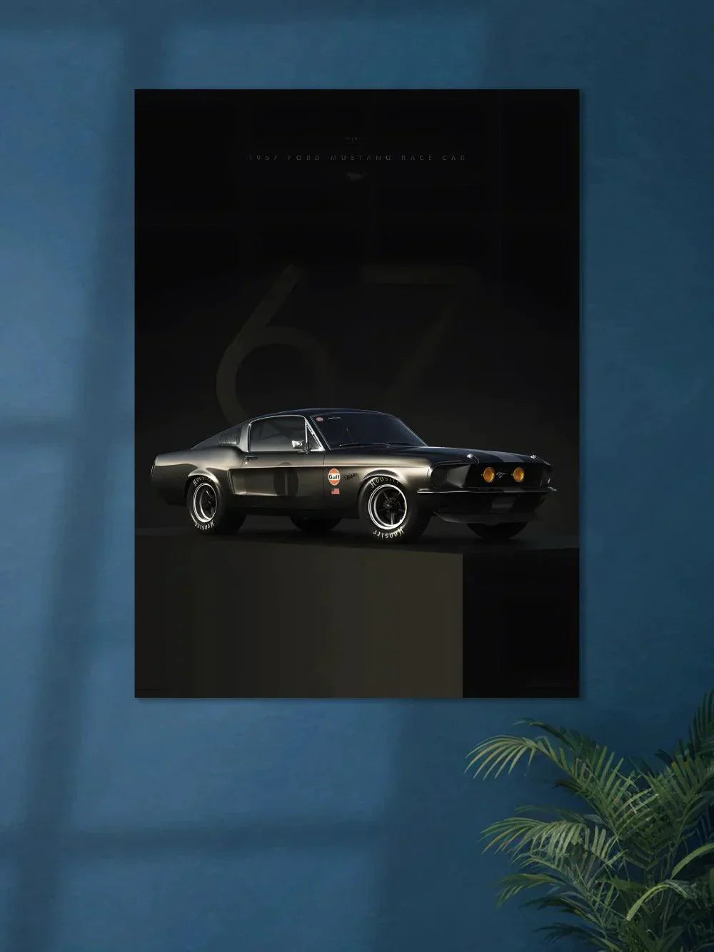 1967 Ford Mustang Vintage - Poster Wiz