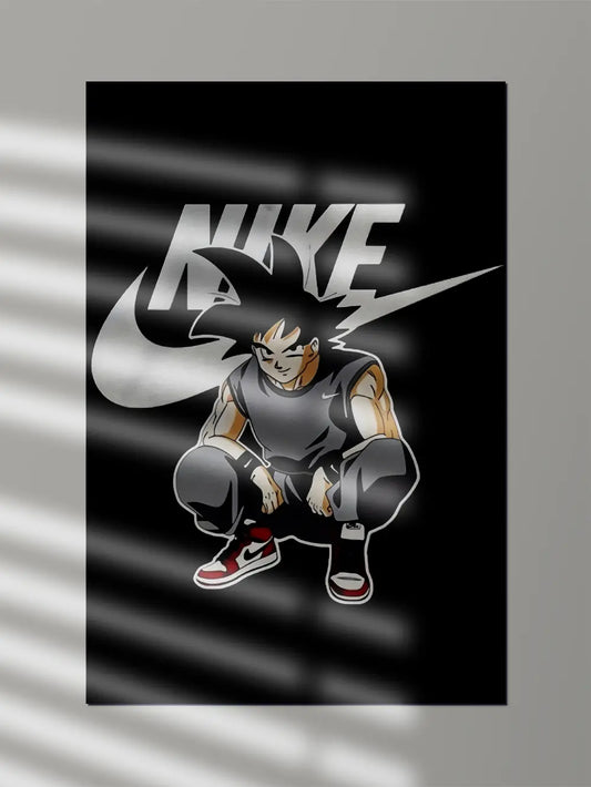 Nike Goku | Anime Poster Minimal