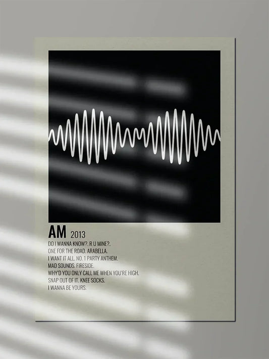 AM 2013 I WANNA BE YOURS 2013 | Music Poster