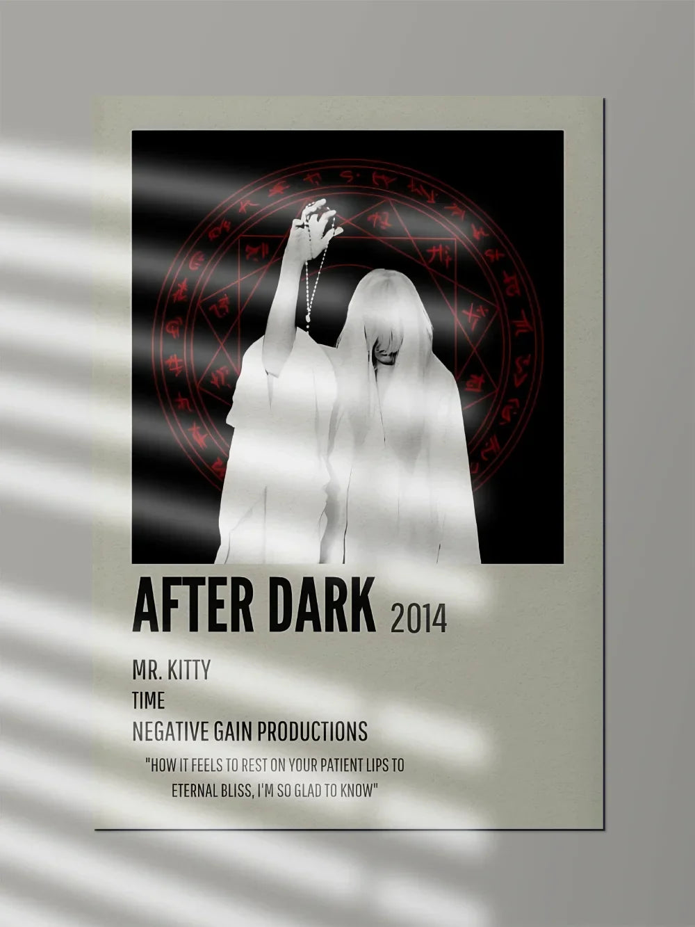 After Dark x ft. MR. Kitty 2014 | Music Poster