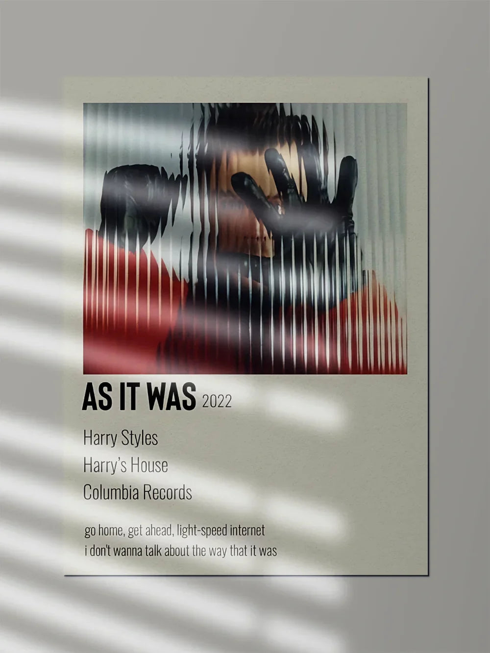 As It Was 2022 x Harry Styles | Music Poster