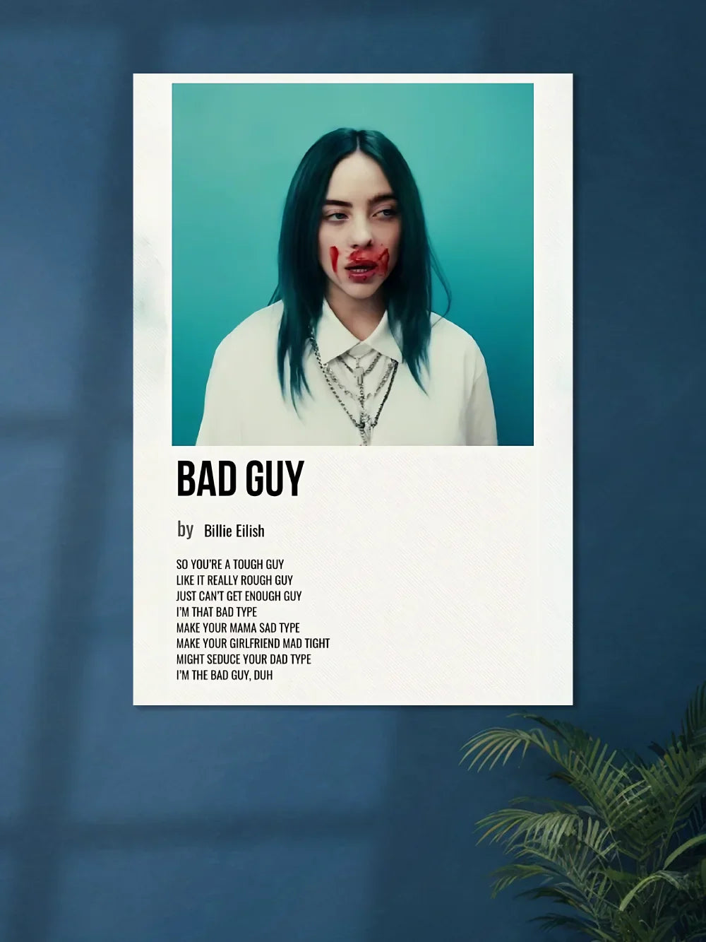 BAD GUY x ft. Billie Eilish | Music Poster