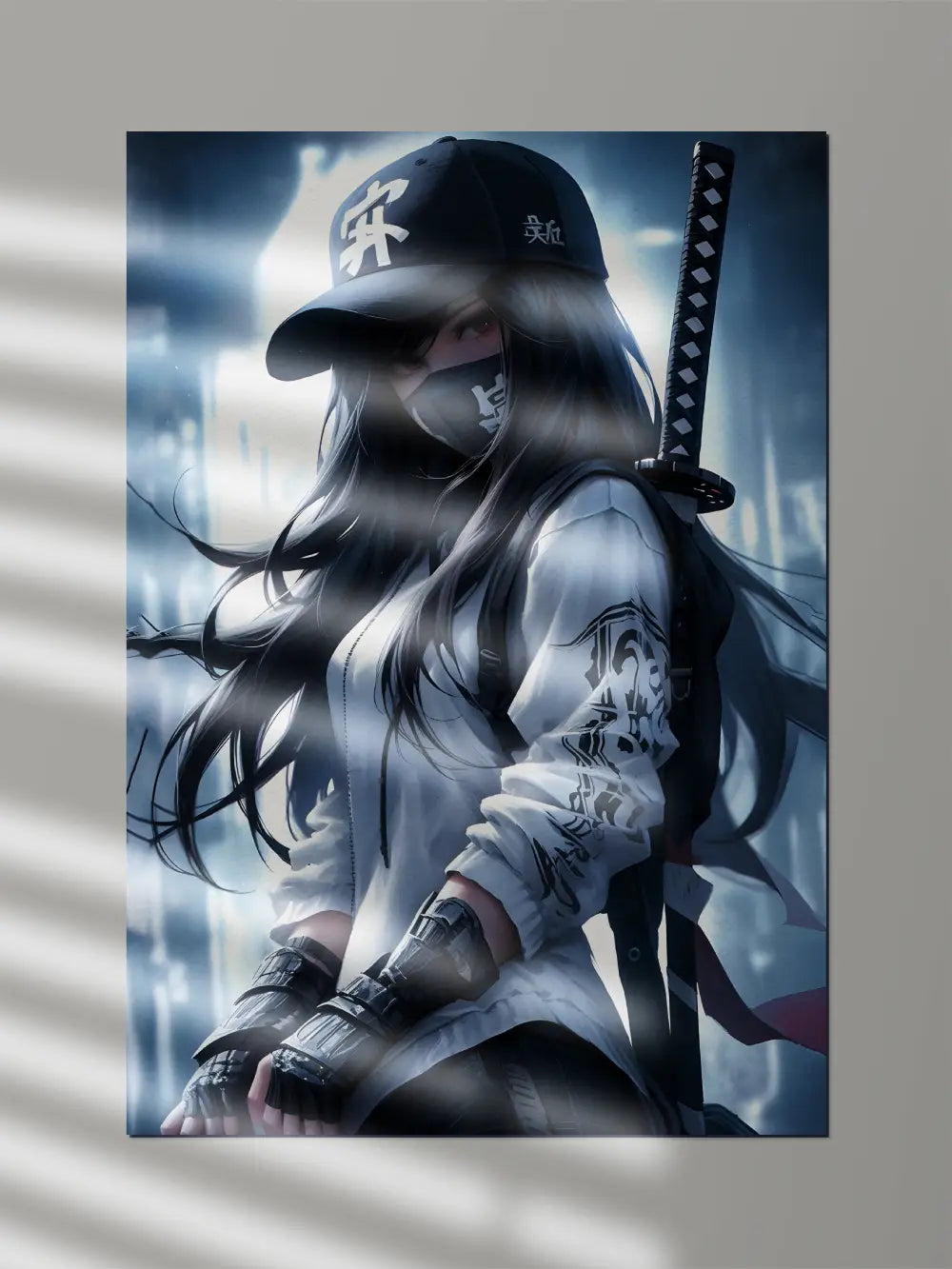 Cute Girl Cyberpunk Art | Anime Theme #04
