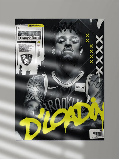 D ' Angelo Russell Basketball Poster #02