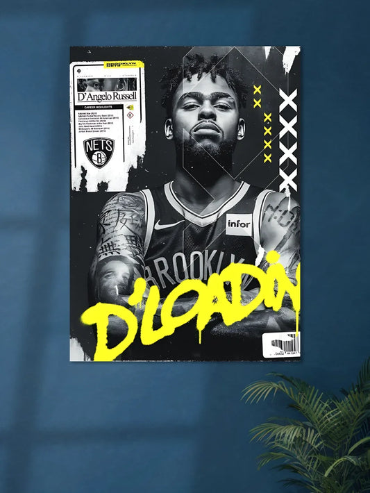 D ' Angelo Russell Basketball Poster #02