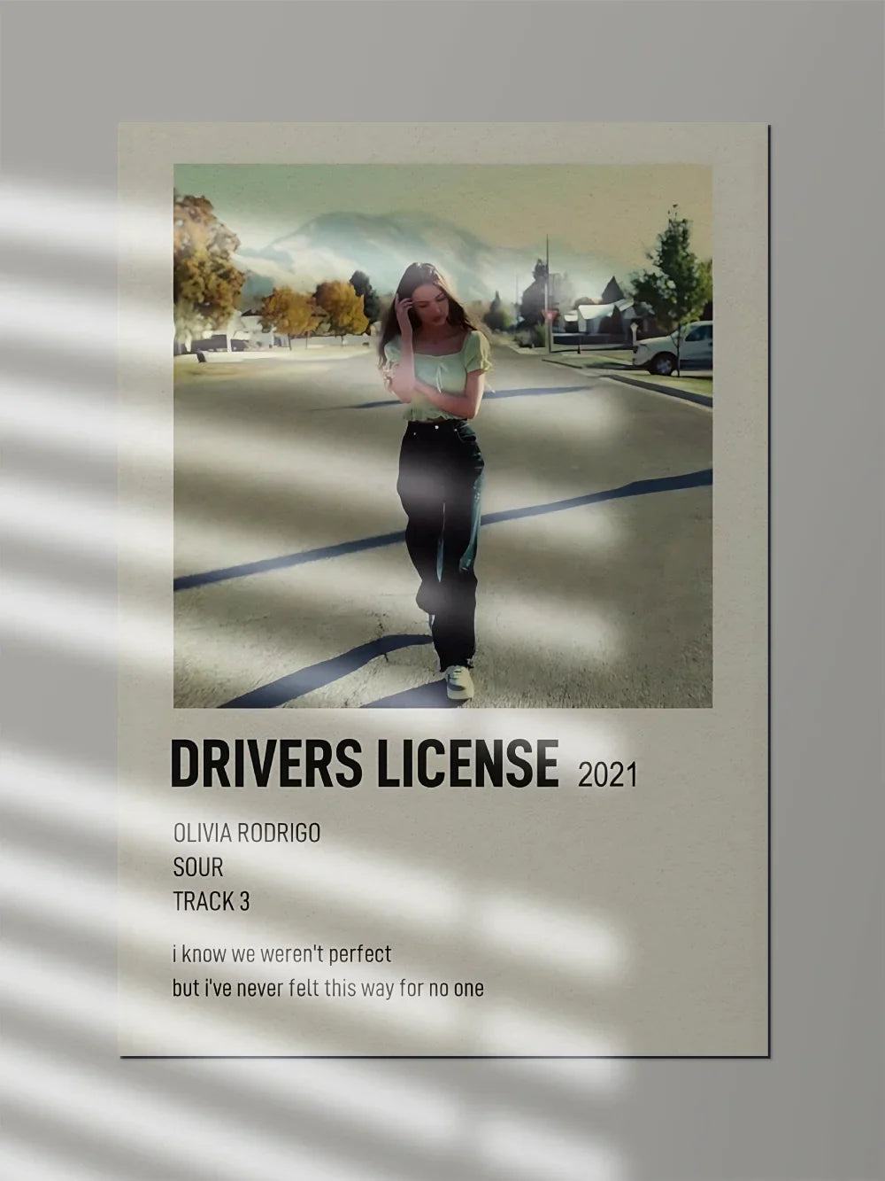 Drivers License 2021 x ft. Olivia Rodrigo | Music Poster