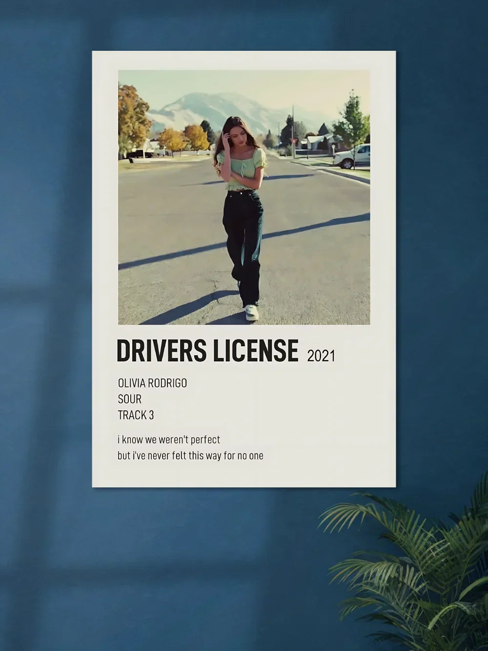 Drivers License 2021 x ft. Olivia Rodrigo | Music Poster