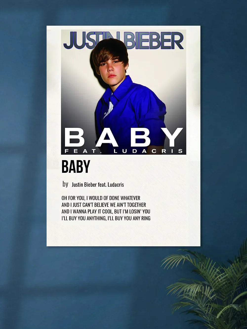 Ft. Justin Bieber x BABY | Music Poster