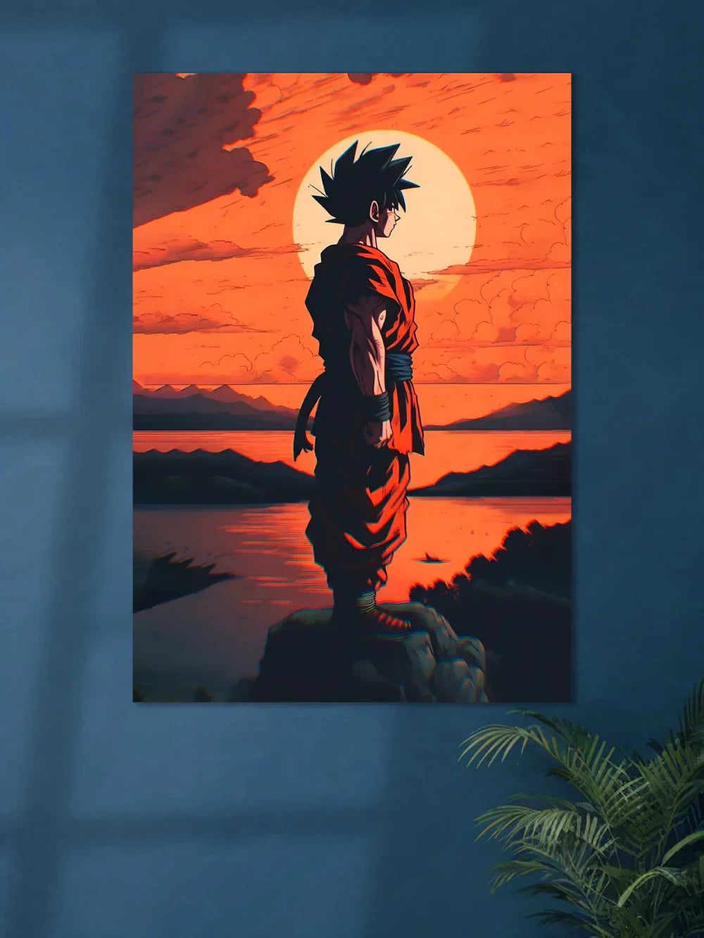 Goku Sunset Nostalgia | Dragon Ball Z Poster #04