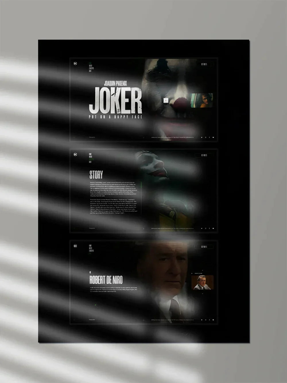 Joker Layered Movie Poster #03
