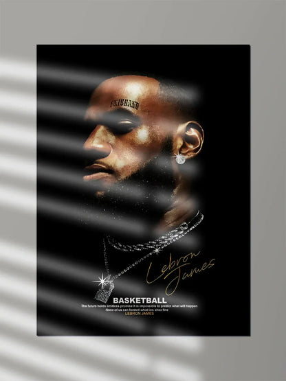 Lebron James Art Basketball Poster #07