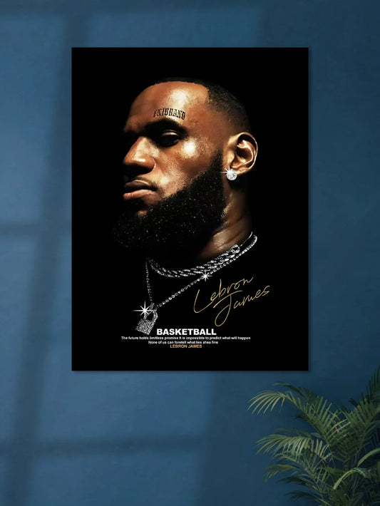 Lebron James Art Basketball Poster #07