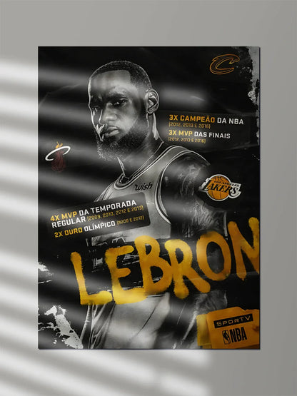 Lebron James NBA Basketball Posters #06