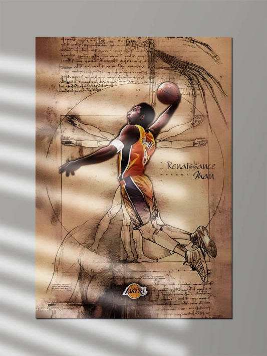 Los Angeles Lakers Ancient Basketball Poster #05