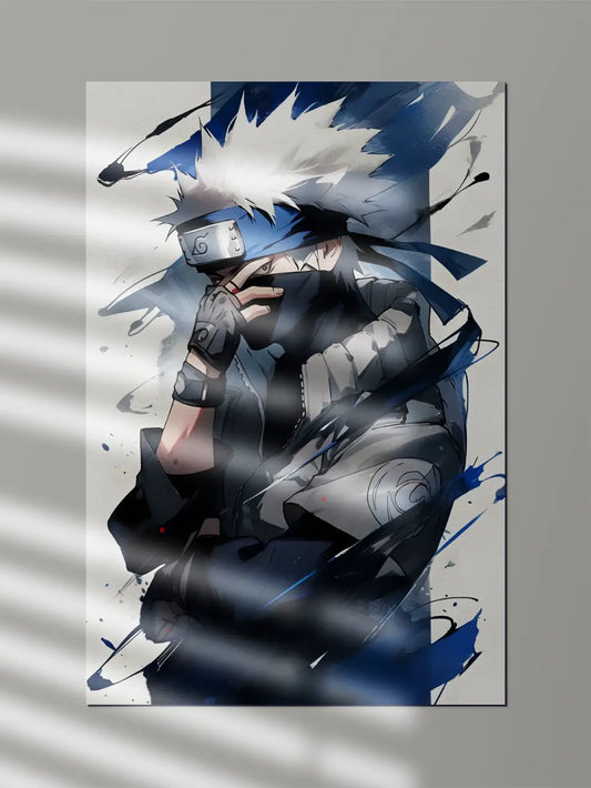 Kakashi Hatake Tsunami Theme Poster