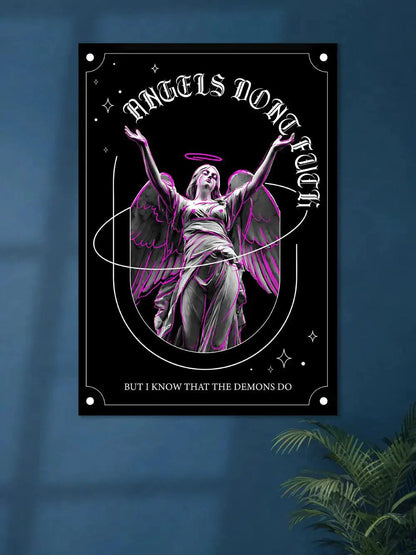 Angels Don't Fcuk Brutal Poster - Poster Wiz