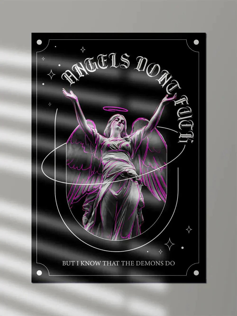 Angels Don't Fcuk Brutal Poster - Poster Wiz