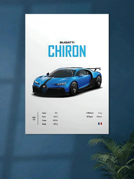 BUGATTI CHIRON Sapphire | Performance - Poster Wiz