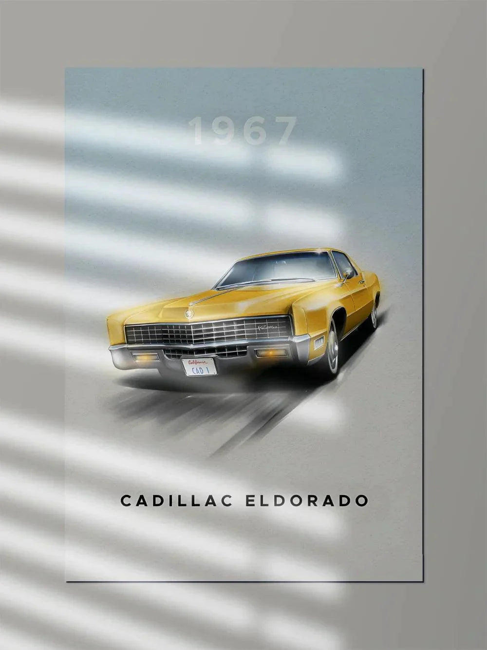 Cadillac Eldorado 1967 - Poster Wiz