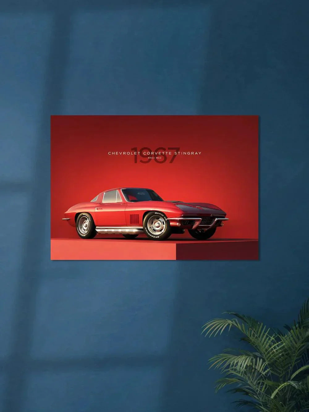 Chevrolet Corvette Stingray 1967 - Poster Wiz