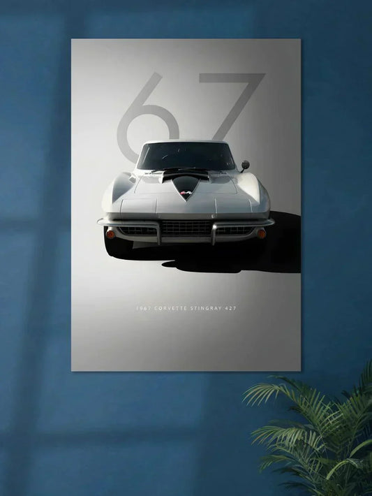 Corvette Stringray 427 - Poster Wiz