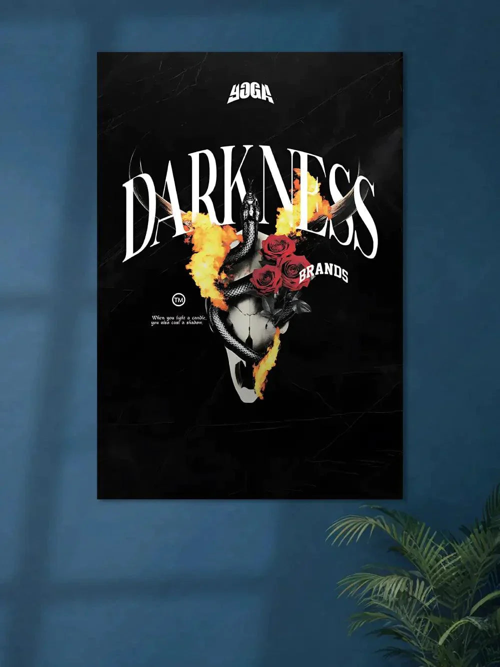 Darkness Brutalism Artwork Poster - Poster Wiz