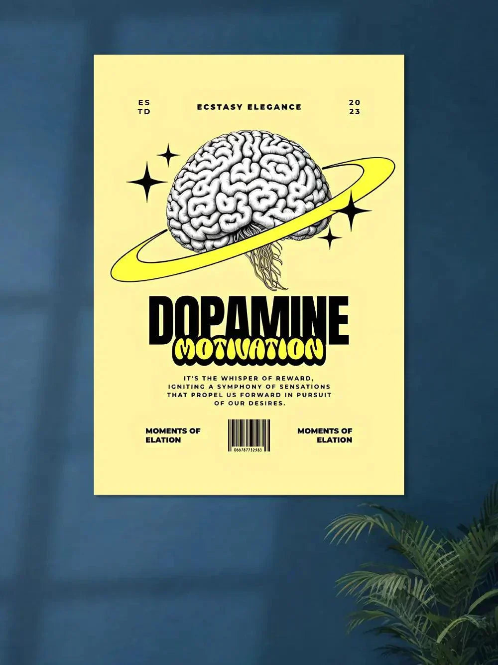 Dopamine Motivation Aesthetic Poster - Poster Wiz