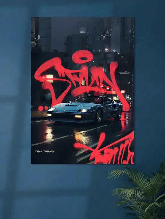 Ferrari Testarossa - Poster Wiz