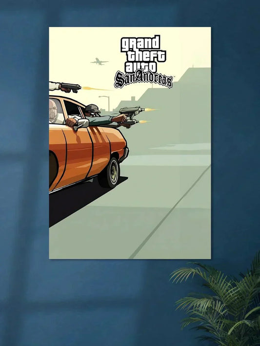 GTA San Andreas OG | Game Poster - Poster Wiz