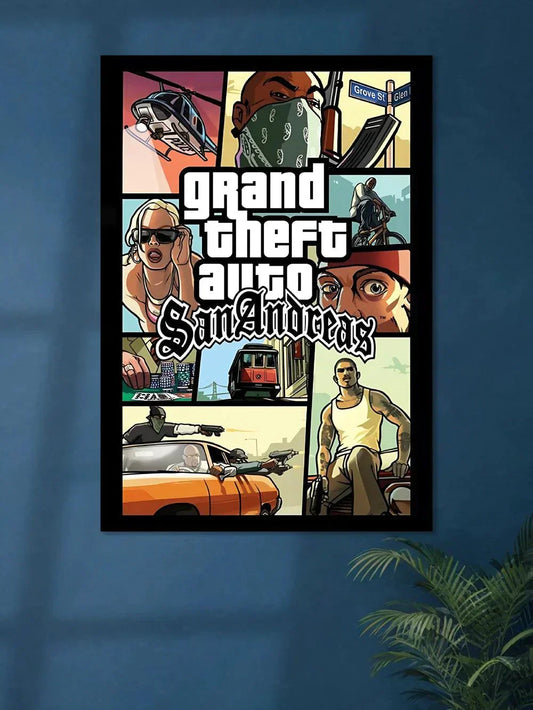 GTA San Andreas | Game Poster - Poster Wiz