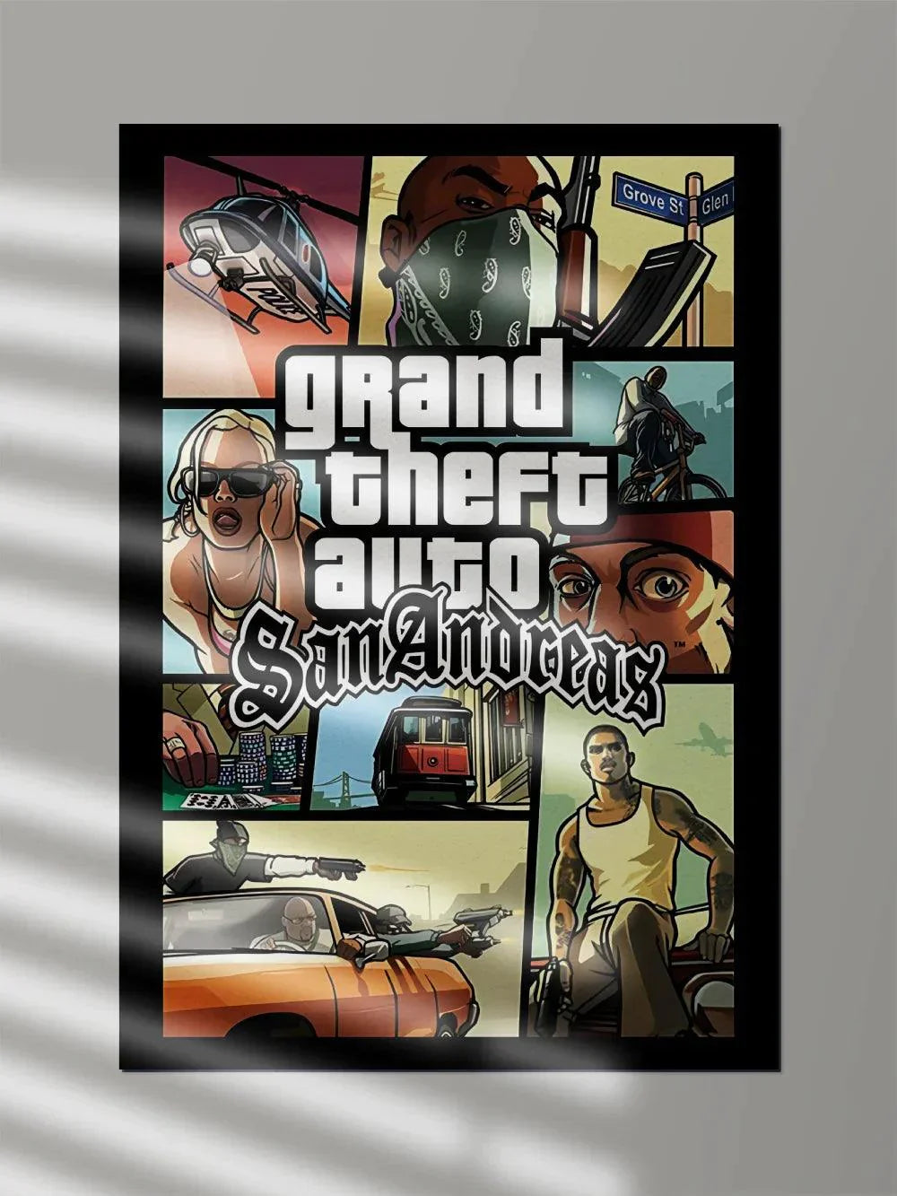 GTA San Andreas | Game Poster - Poster Wiz