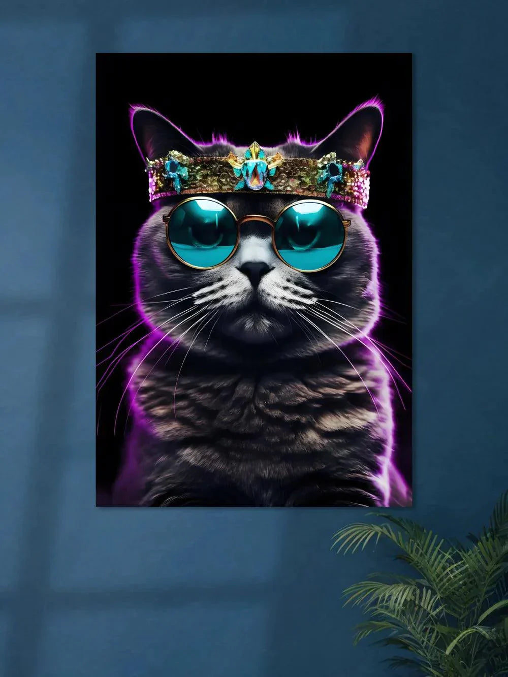 KING CAT | RENDER Poster - Poster Wiz