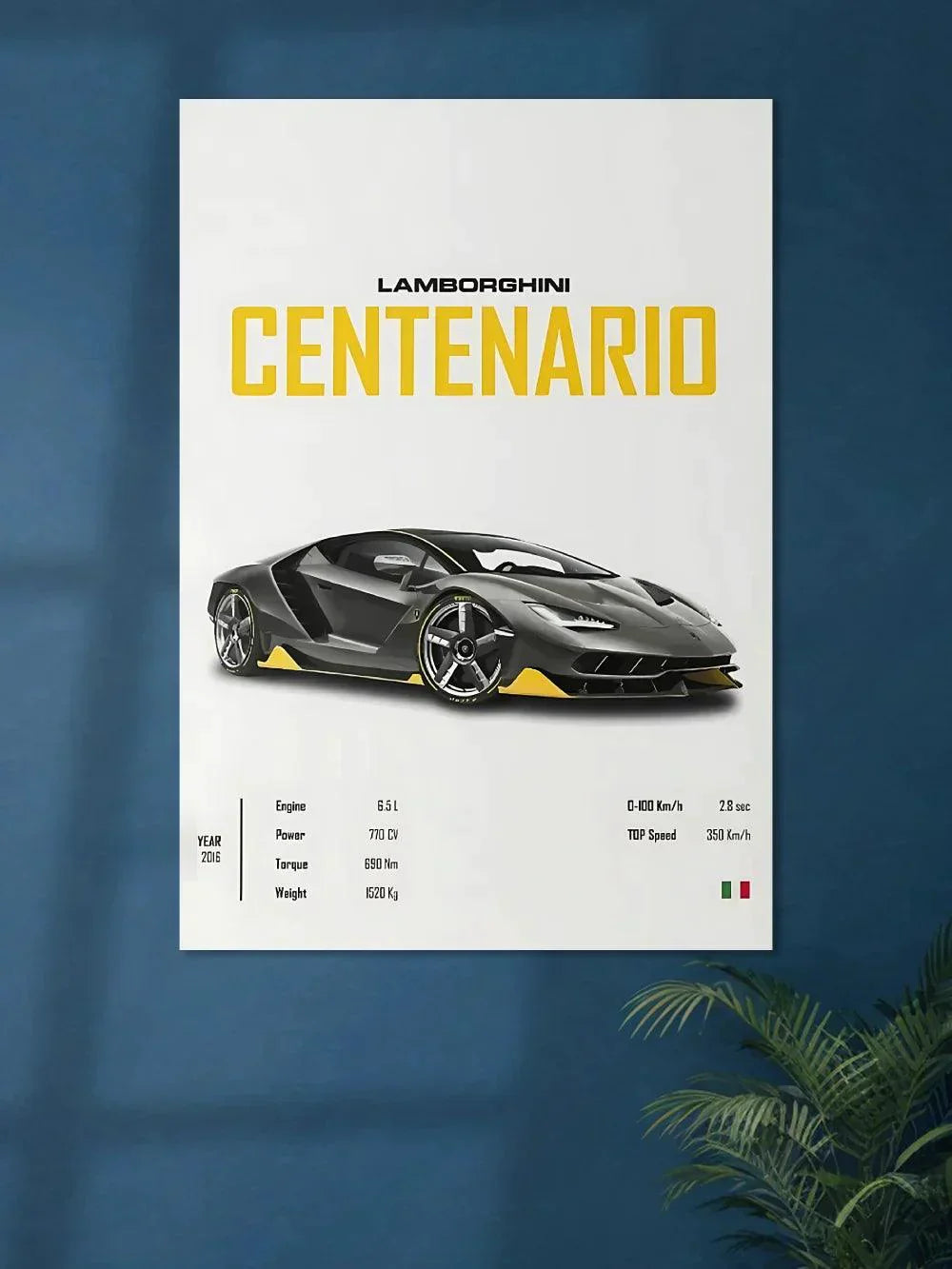 Lamborghini Centenario | Performance - Poster Wiz