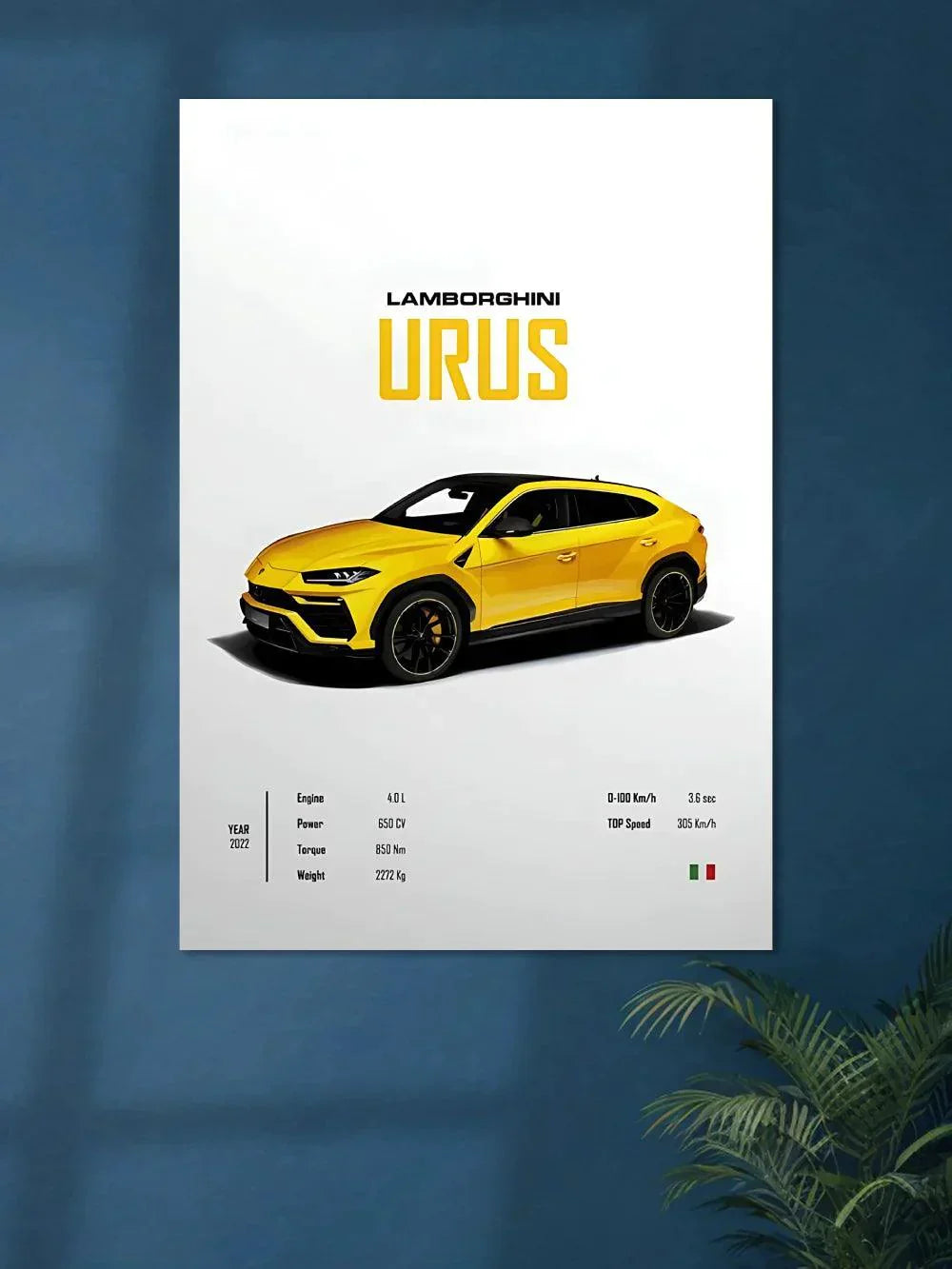 Lamborghini URUS Yellow | Performance - Poster Wiz