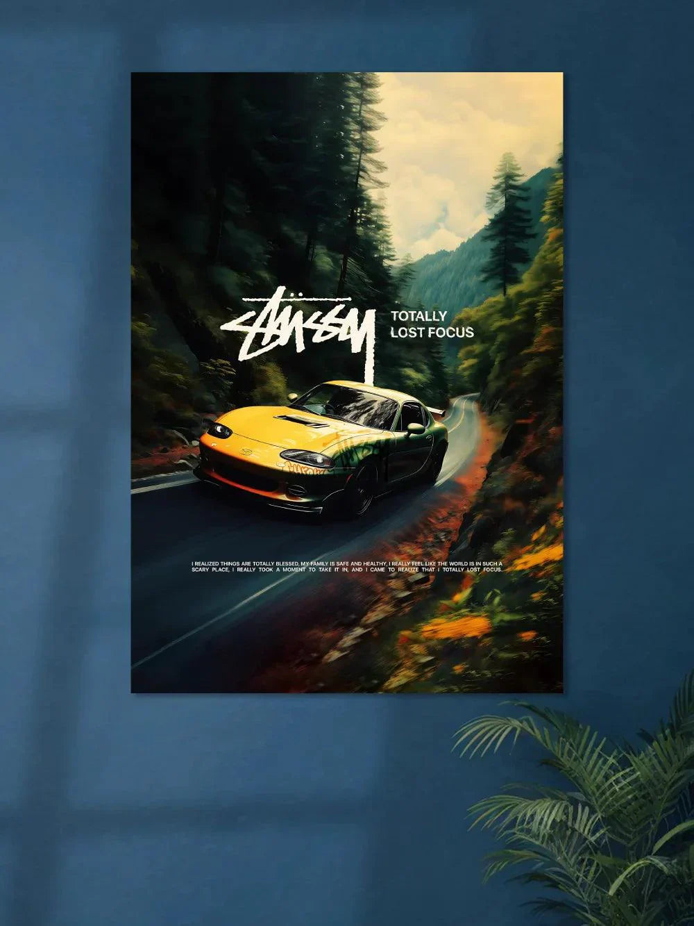 Mazda Concept Rich Yellow x Monsoon - Poster Wiz