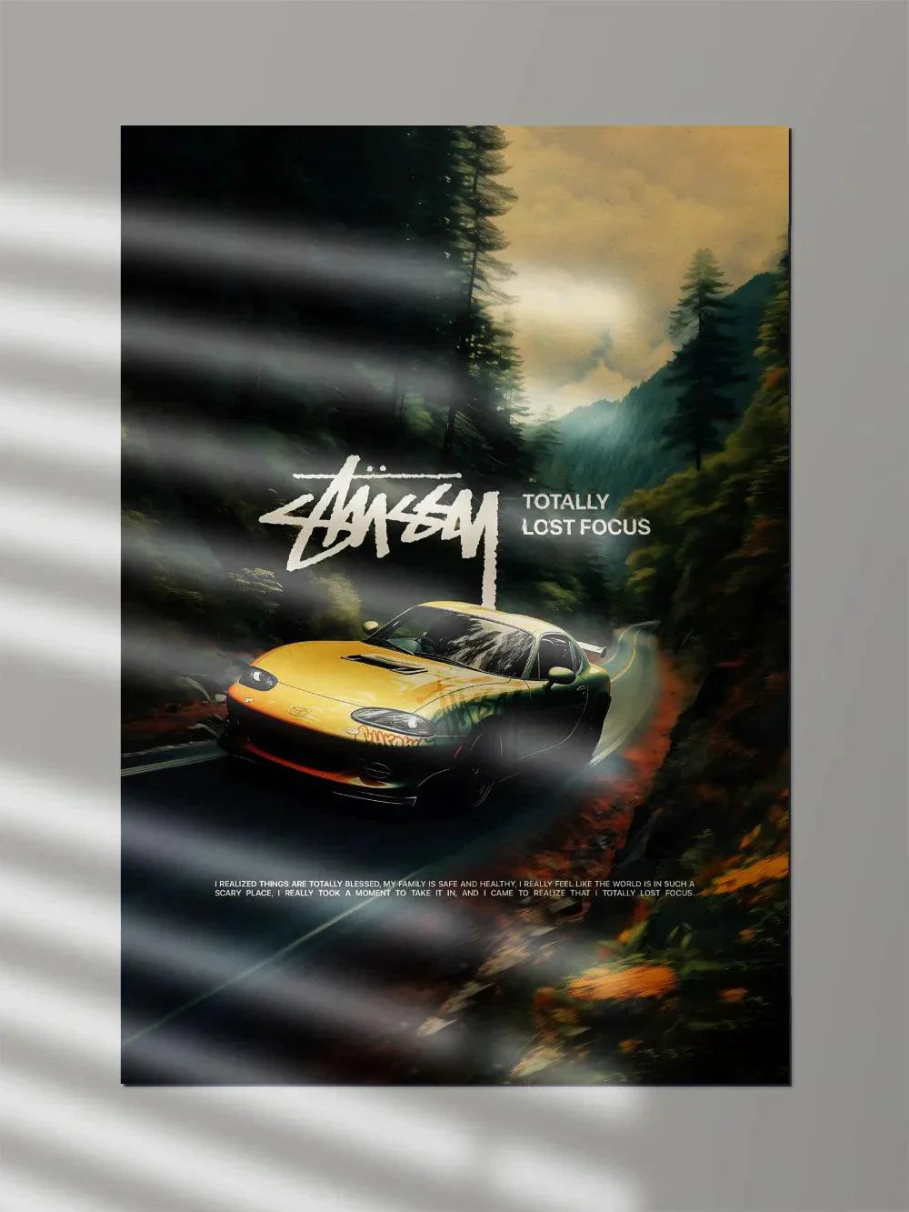 Mazda Concept Rich Yellow x Monsoon - Poster Wiz