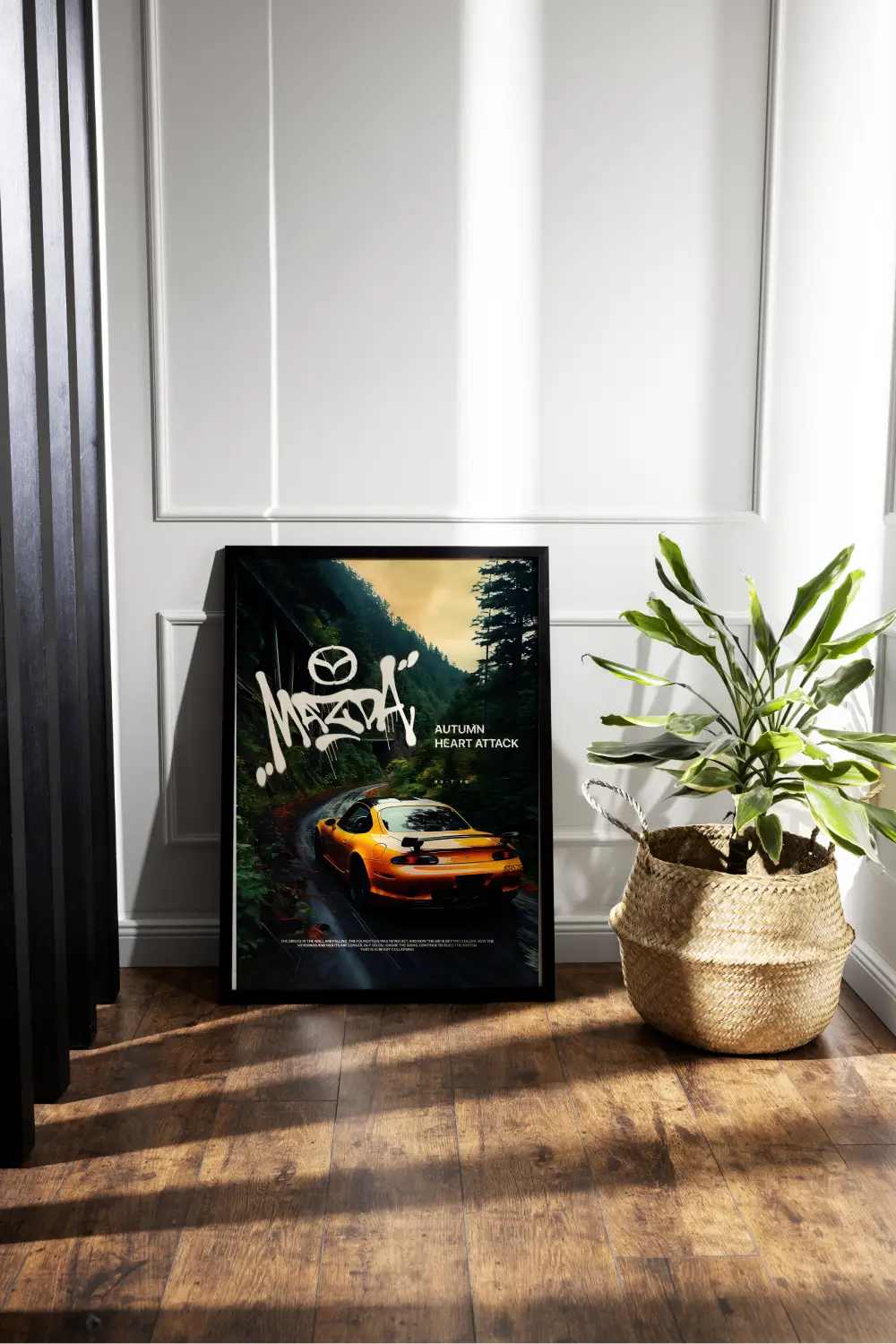 Mazda RX 7 x Wild Forest | Framed Poster