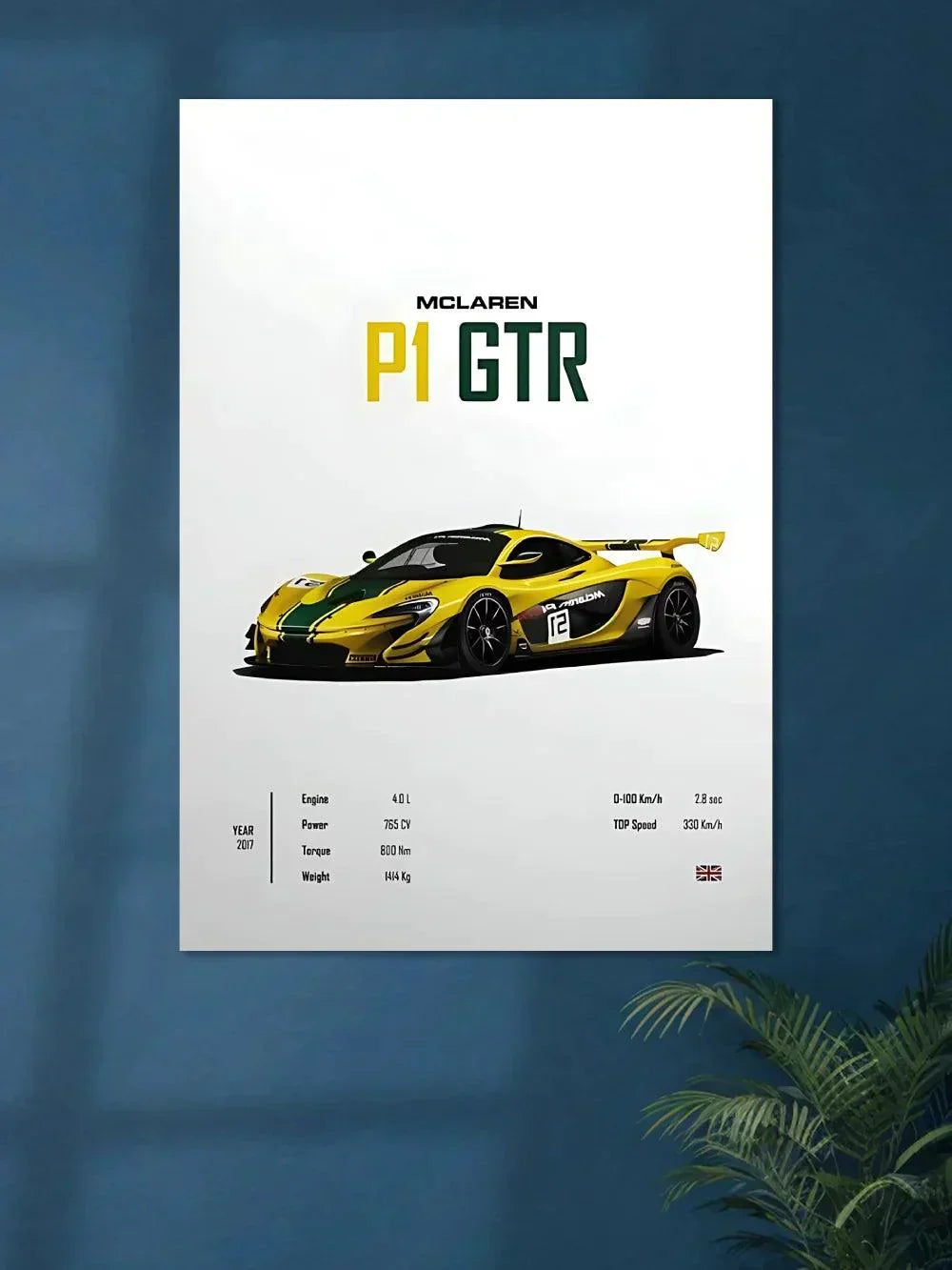 McLaren P1™ GTR | Performance - Poster Wiz