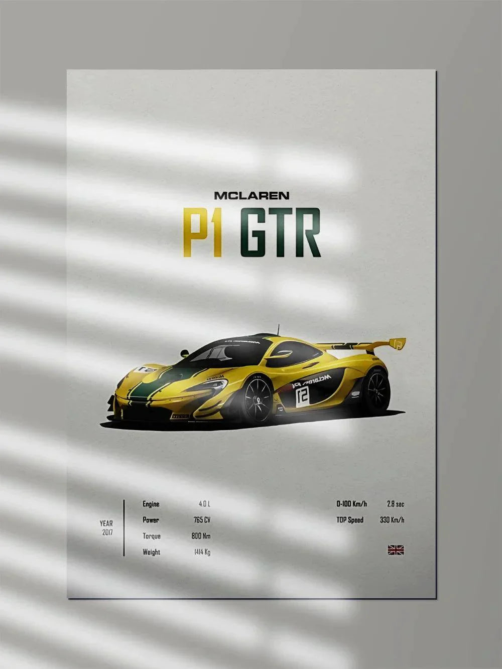 McLaren P1™ GTR | Performance - Poster Wiz