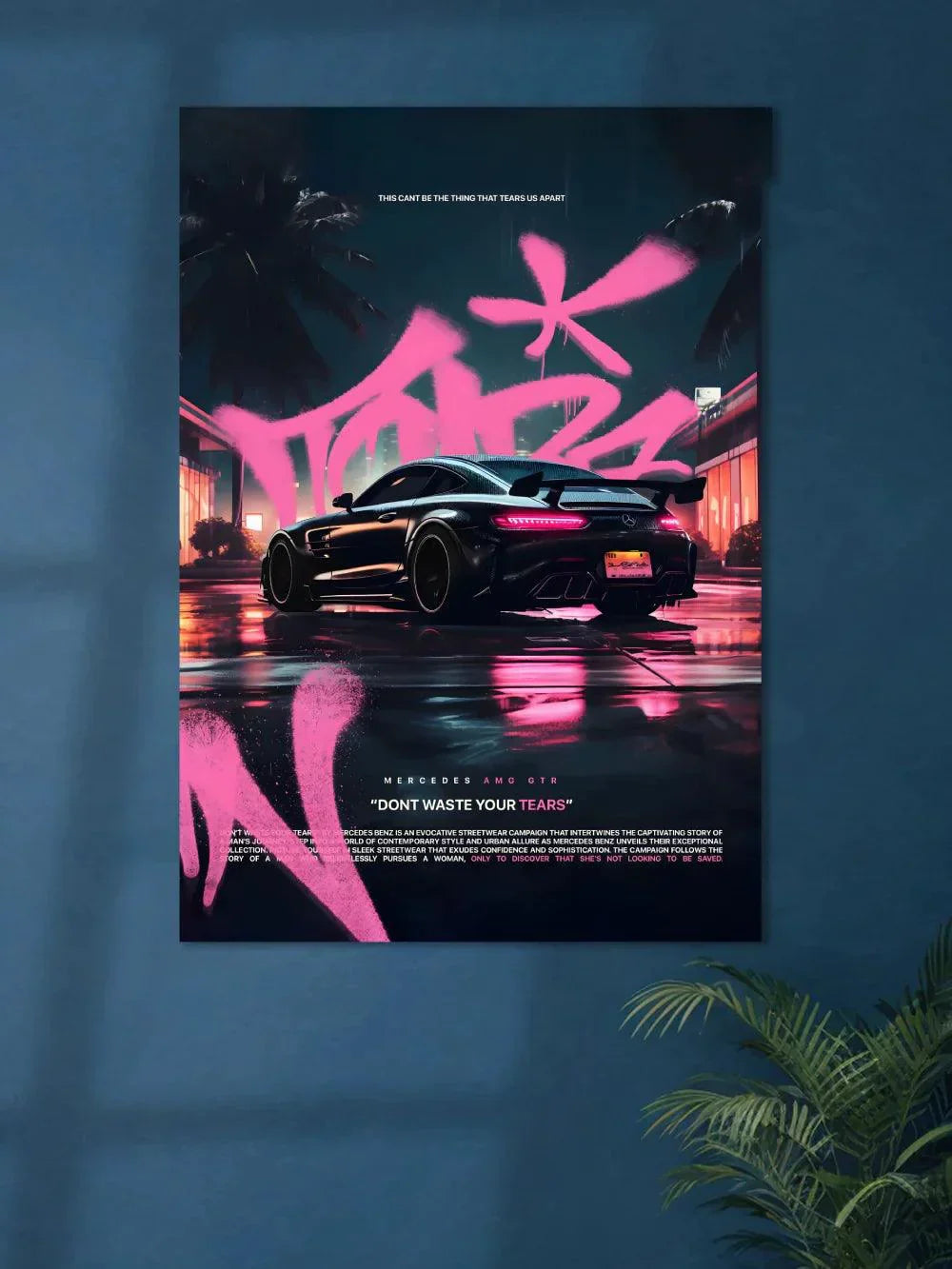 Mercedes Benz AMG Concept - Poster Wiz