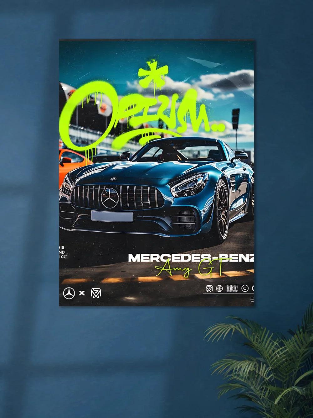 Mercedes Benz AMG GT Concept - Poster Wiz
