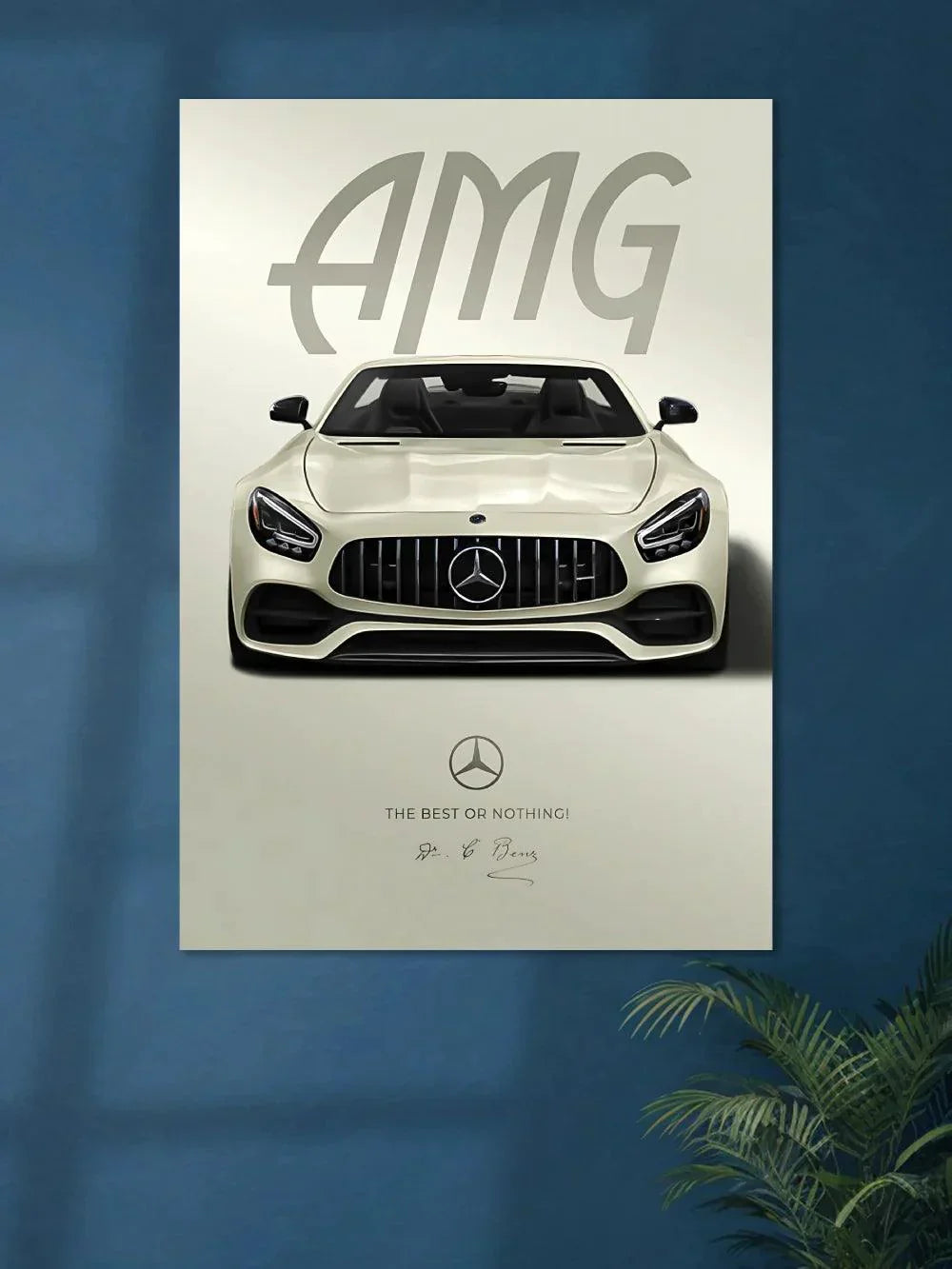 Mercedes Benz AMG Off White - Poster Wiz