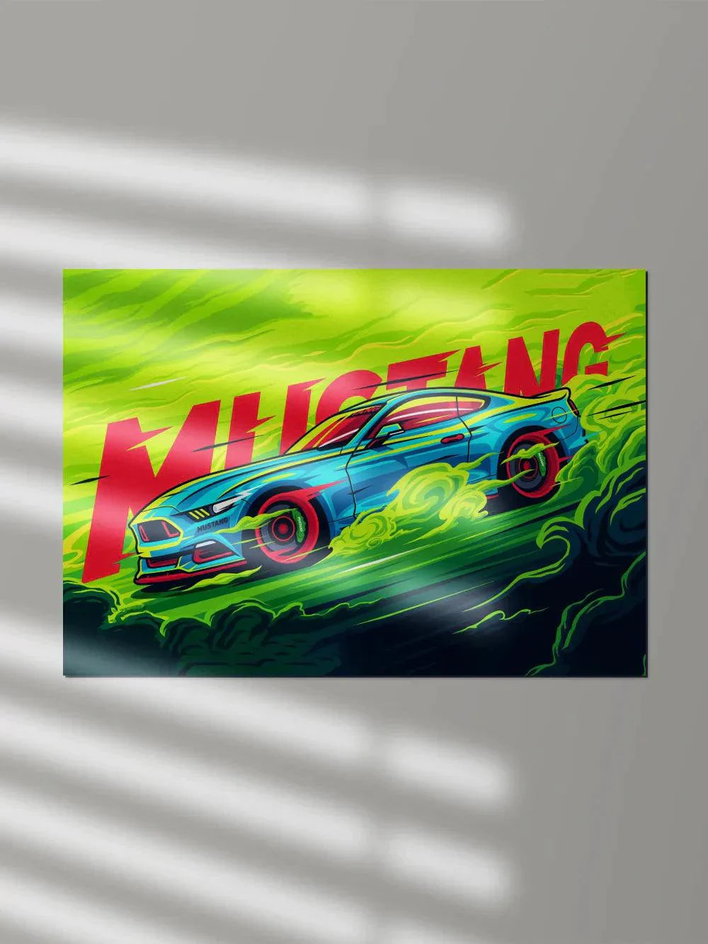 Mustang GT | Illustration #01 - Poster Wiz