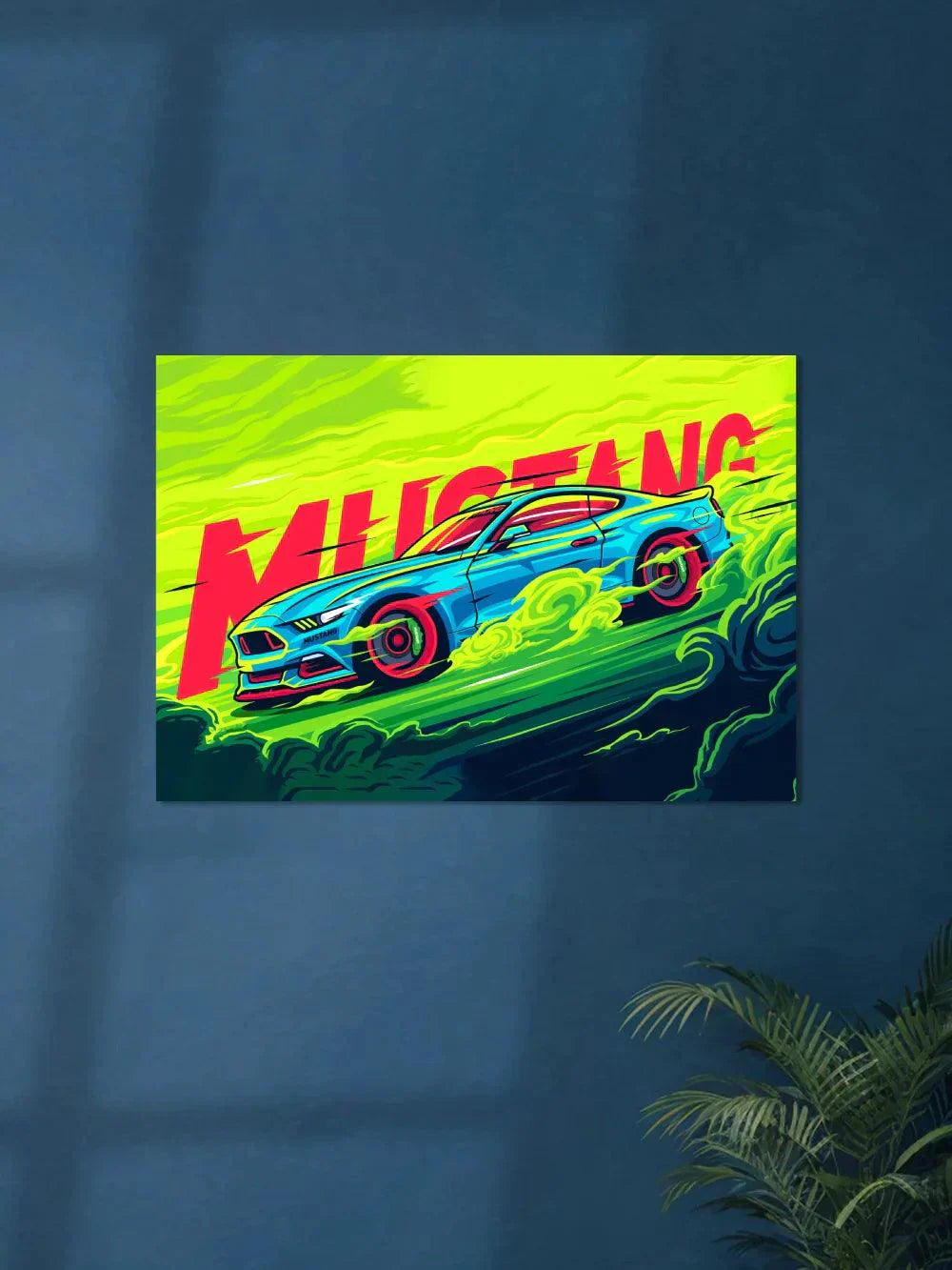 Mustang GT | Illustration #01 - Poster Wiz
