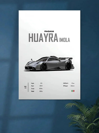 Pagani Huayra Imola - Poster Wiz