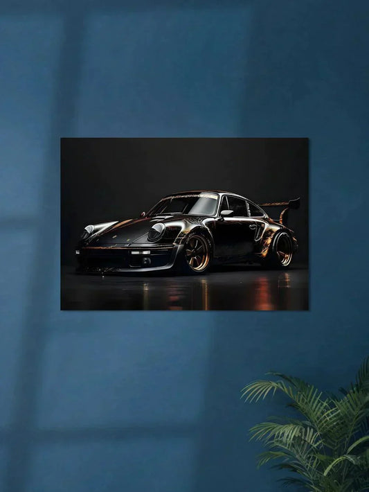 Porsche 911 Blossom Gold Edition - Poster Wiz