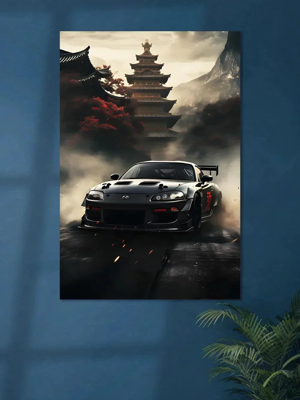 Supra MK4 Black x Ancient Japan - Poster Wiz