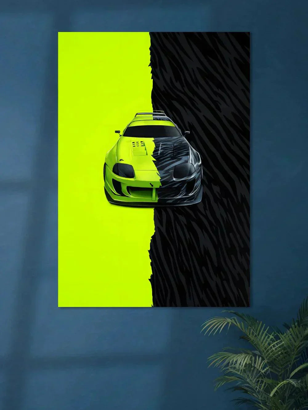 Supra MK4 Neon x Black - Poster Wiz