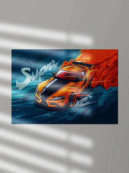 Toyota Supra Mk4 | Illustration #01 - Poster Wiz